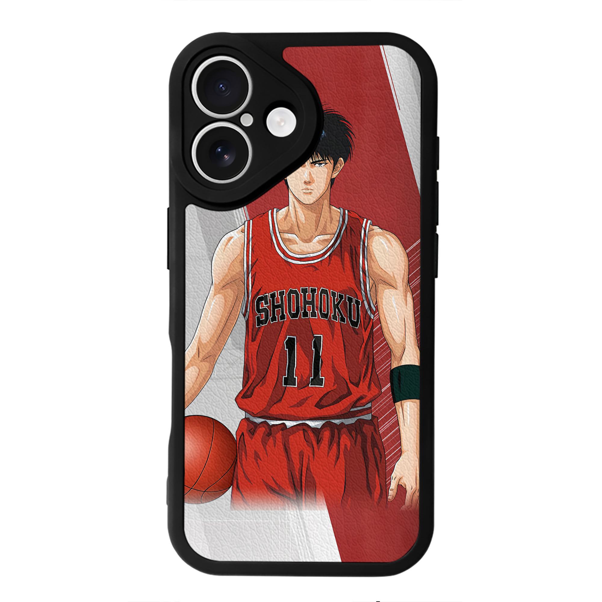 （画像用） SLAM DUNK／スラムダンク 【iPhone 16シリーズ対応】シリコンスマホケース（レザー調） 材質：シリコン